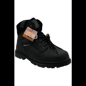 Hoss Men's Carson 6 Composite Safety Toe Boot Black - EEE
